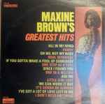 Cover of Maxine Brown's Greatest Hits, 1967, Vinyl