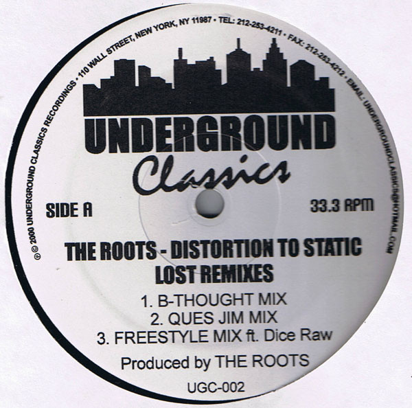 The Roots - Distortion To Static | Releases | Discogs