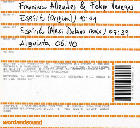 baixar álbum Francisco Allendes & Felipe Venegas - Espíritu