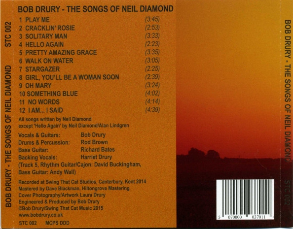 télécharger l'album Bob Drury - The Songs Of Neil Diamond
