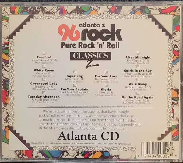 descargar álbum Various - 96 Rock WKLS FM Classics Vol 2