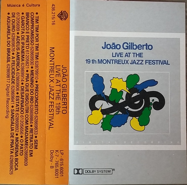 João Gilberto – Live In Montreux (1987, Vinyl) - Discogs