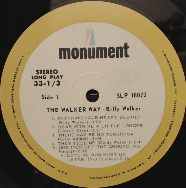 ladda ner album Billy Walker - The Walker Way