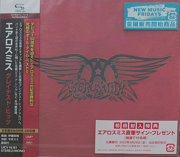 Aerosmith – Greatest Hits (2023, SHM-CD, CD) - Discogs