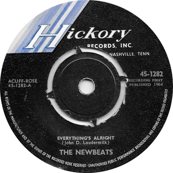 The Newbeats – Everything's Alright (1964, Vinyl) - Discogs