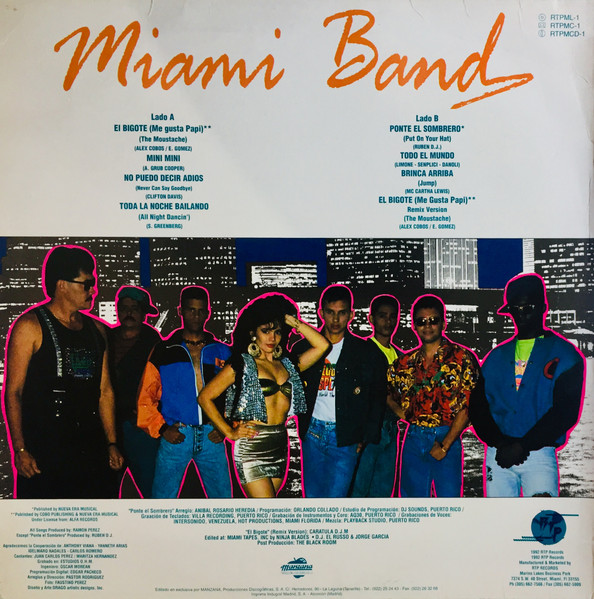 Abundantemente Amargura Paloma Miami Band – Ponte El Sombrero (1992, Vinyl) - Discogs