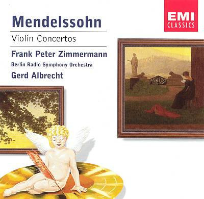last ned album MendelssohnBartholdy, Frank Peter Zimmermann, Radio Symphony Orchestra Berlin, Gerd Albrecht - Violinkonzerte Violin Concertos
