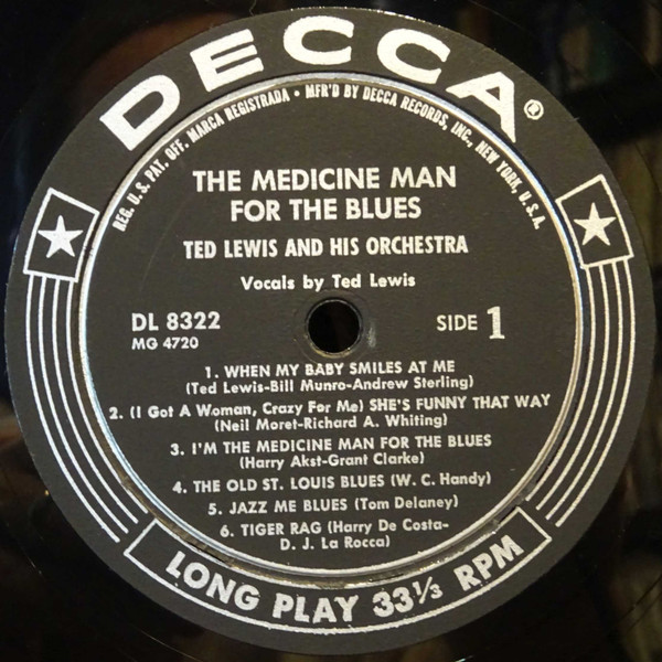 ladda ner album Ted Lewis And His Orchestra - The Medicine Man For The Blues