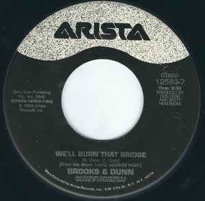 Brooks & Dunn - We'll Burn That Bridge / Heartbroke Out Of My Mind album cover
