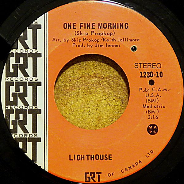 Lighthouse – One Fine Morning (1971, Vinyl) - Discogs