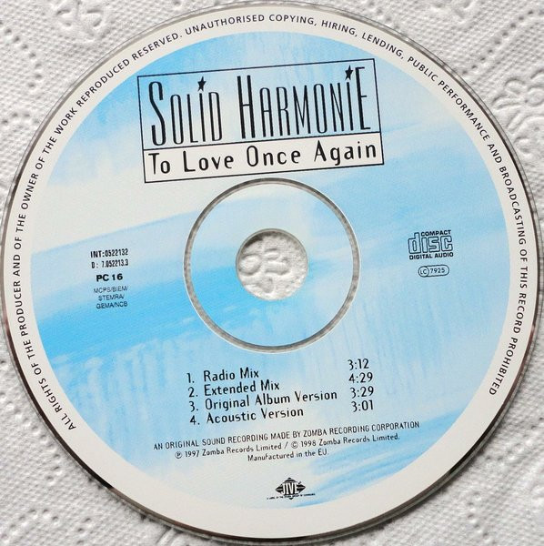 last ned album Solid HarmoniE - To Love Once Again