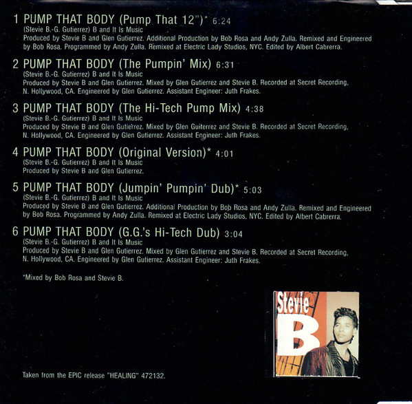 descargar álbum Stevie B - Pump That Body