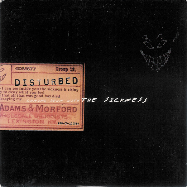 Disturbed – The Sickness – 2000 - Giant Records 9 24738-2 GOOD CD!!!