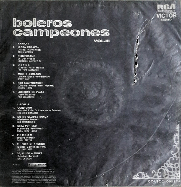 télécharger l'album Various - Boleros Campeones Vol III