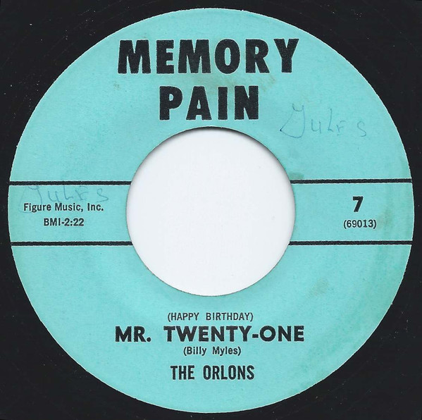 The Orlons, The Shondells – Mr. Twenty-One / Wonderful One