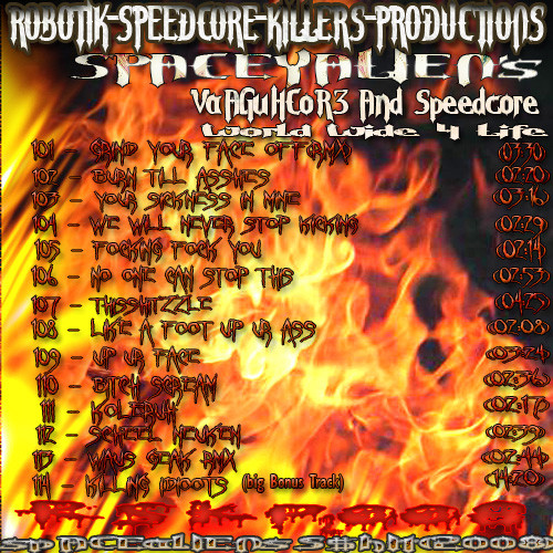 Album herunterladen SPaCeyAlieN - VaAGuHCoR3 And Speedcore World Wide 4 Life