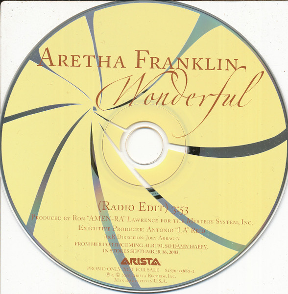 Aretha Franklin – Wonderful (2003, Vinyl) - Discogs