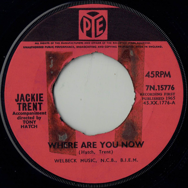 Where Are You Now (Jackie Trent song) - Wikipedia