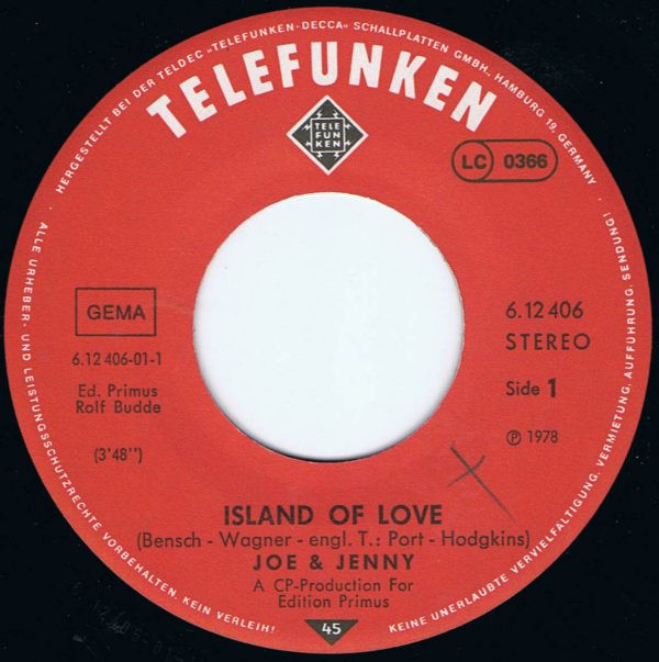 last ned album Joe & Jenny - Island Of Love You Needed Me