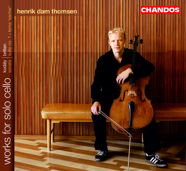 Album herunterladen Zoltán Kodály, Benjamin Britten, Henrik Dam Thomsen - Works For Solo Cello