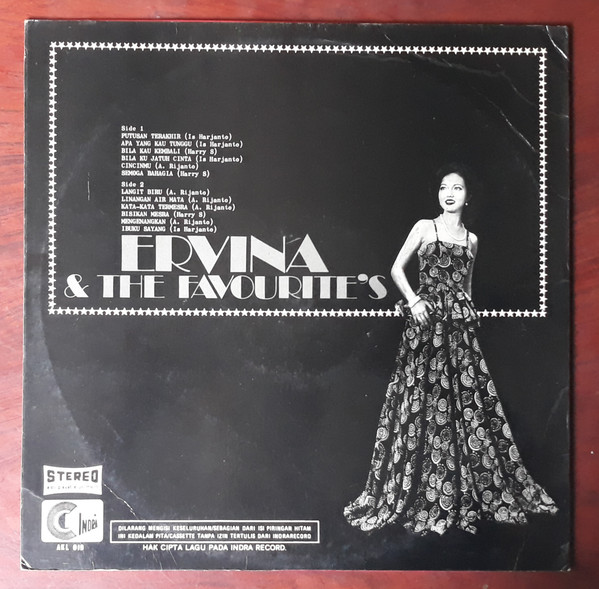 last ned album Ervinna, The Favourites - Ervina The Favourites