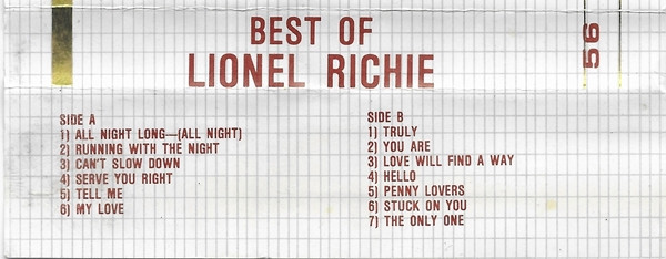 lataa albumi Lionel Richie - Best Of Lionel Richie