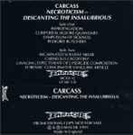Cover of Necroticism - Descanting The Insalubrious, 1991, Cassette