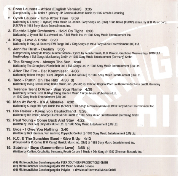 baixar álbum Various - Original Hits Hits Der 80er
