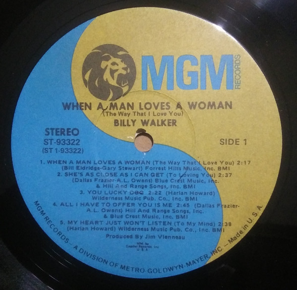 last ned album Billy Walker - When A Man Loves A Woman