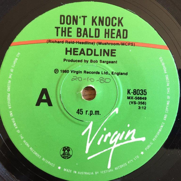 Headline – Don't Knock The Bald Head (1980