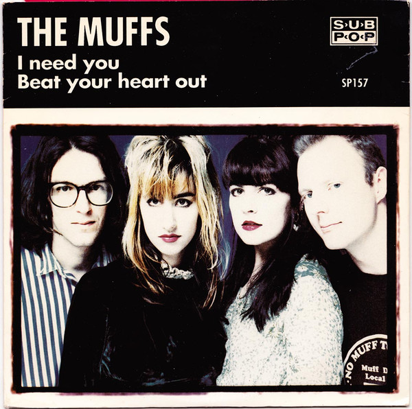 The Muffs – I Need You / Beat Your Heart Out (1992, Pink, Vinyl 