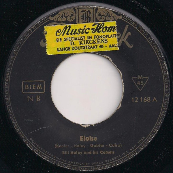 descargar álbum Bill Haley And His Comets - Eloise
