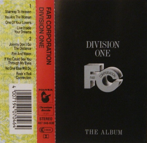 FAR CORPORATION 「DIVISION ONE」 巻き帯付オリジナル盤 激レア AOR系