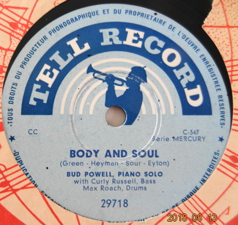 télécharger l'album Bud Powell - Body And Soul Sweet Georgia Brown