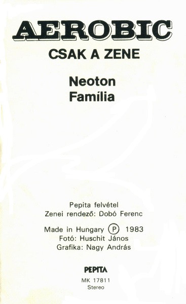 baixar álbum Neoton Família - Aerobic Csak A Zene