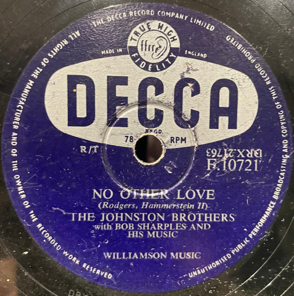 descargar álbum The Johnston Brothers - No Other Love