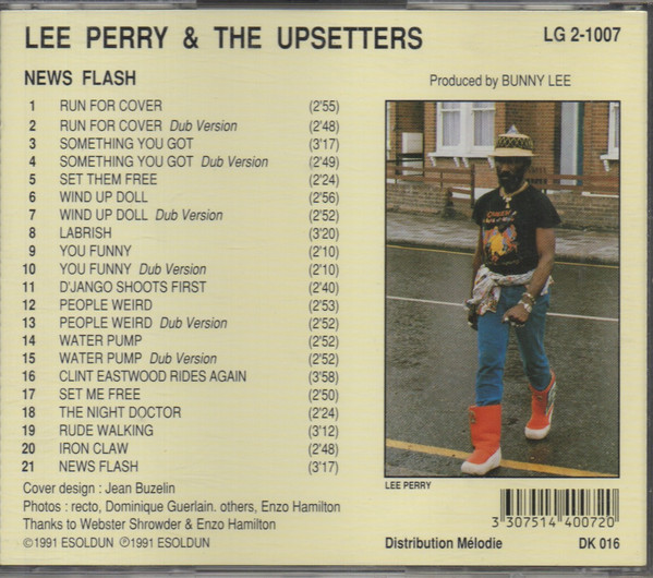 Lee Perry & The Upsetters – News Flash (1991, CD) - Discogs