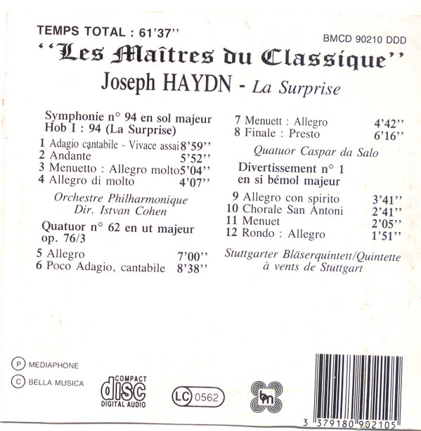 télécharger l'album Joseph Haydn - La Surprise
