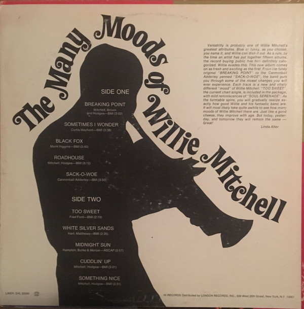 baixar álbum Willie Mitchell - The Many Moods Of Willie Mitchell