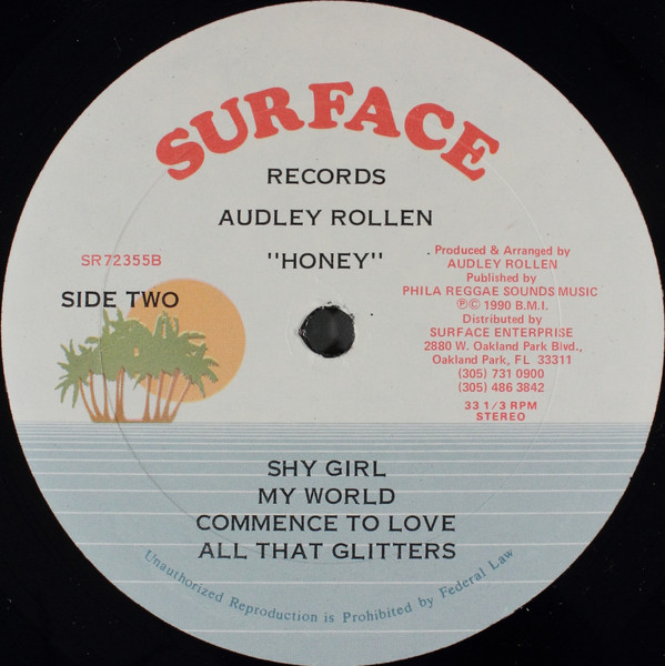 lataa albumi Audley Rollen - Honey