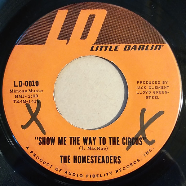 lataa albumi The Homesteaders - Show Me The Way To The Circus