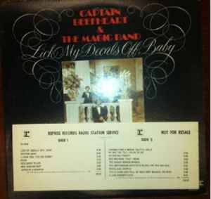 Captain Beefheart & The Magic Band - Lick My Decals Off, Baby: LP