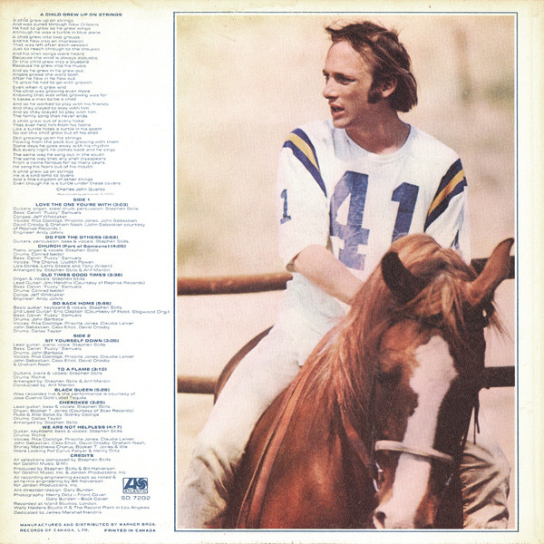 Stephen Stills - Stephen Stills | Atlantic (SD 7202) - 2