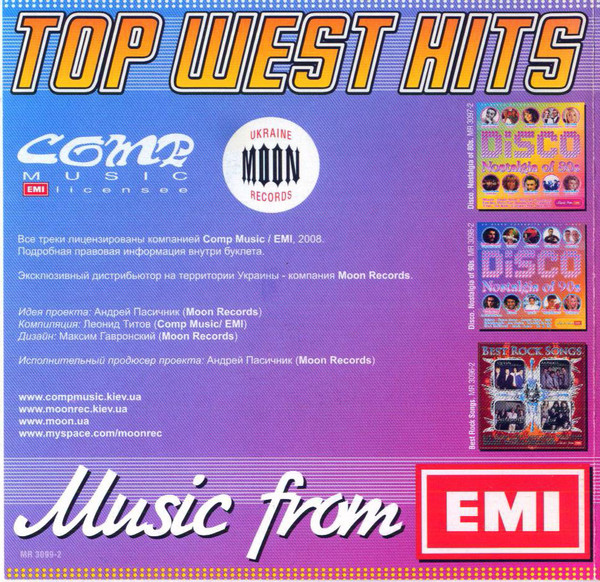 descargar álbum Various - Top West Hits Music From EMI