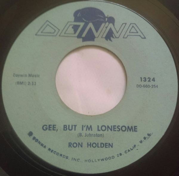 lataa albumi Ron Holden - Gee But Im Lonesome Susie Jane