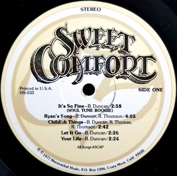 lataa albumi Sweet Comfort - Sweet Comfort