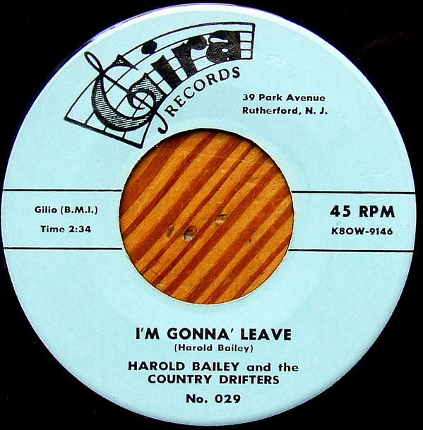 Album herunterladen Harold Bailey And The Country Drifters - Im Gonna Leave