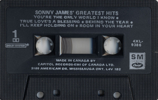 Sonny James - Sonny James' Greatest Hits | Capitol Special Markets (4XL-9386) - 3