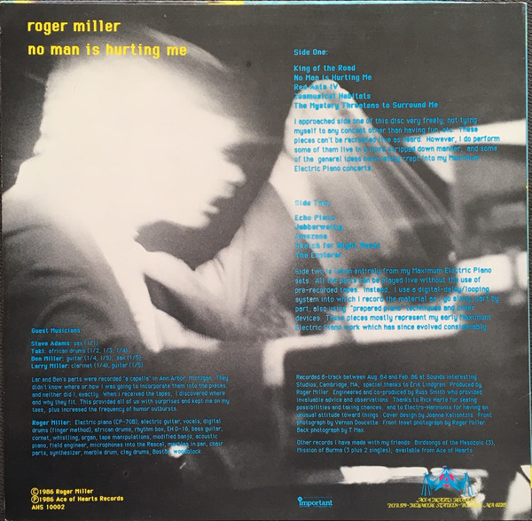 lataa albumi Roger Miller - No Man Is Hurting Me