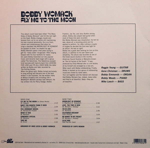 Bobby Womack - I'm A Midnight Mover Lyrics